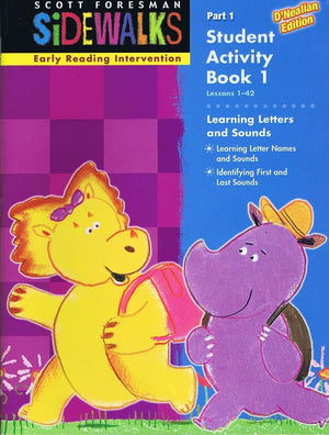 Early Reading Intervention Student Activity Book, Dnealian Edition Grade K Part 1,Used