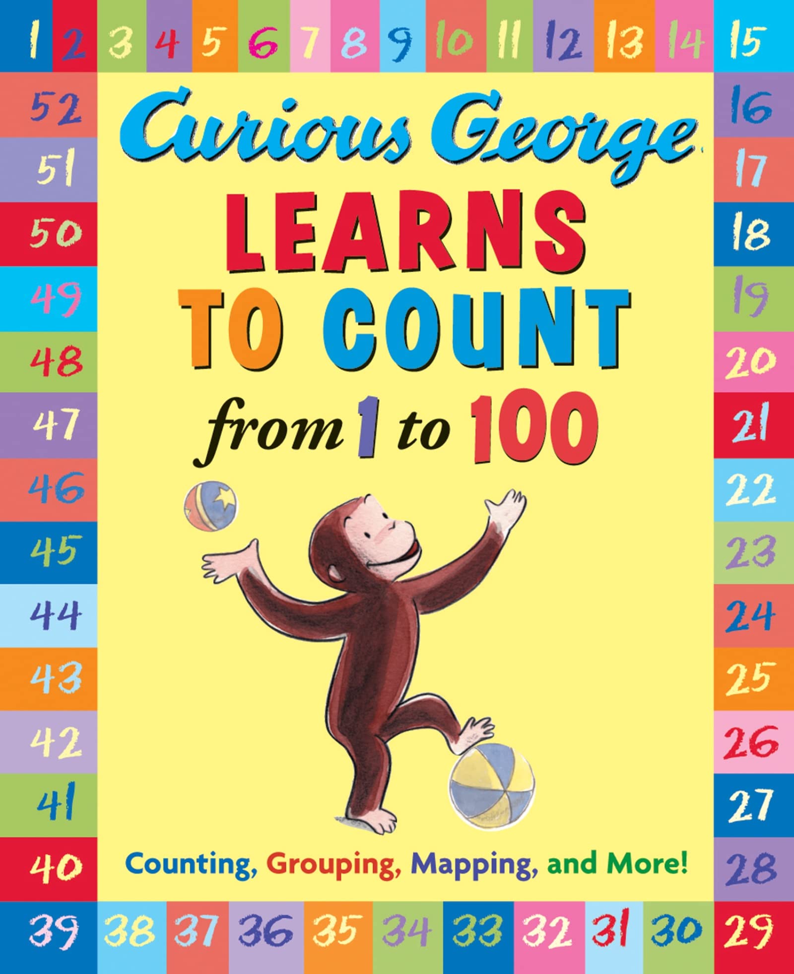 Curious George Learns To Count From 1 To 100,Used