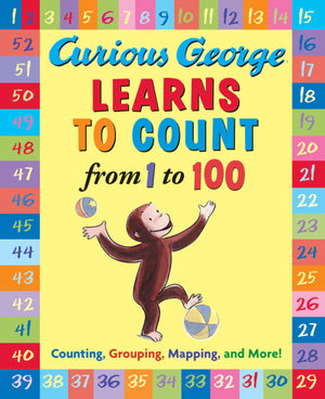 Curious George Learns To Count From 1 To 100,Used
