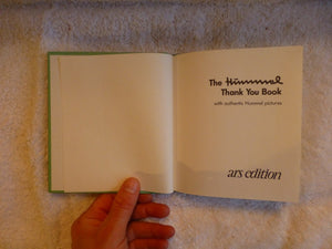 The Hummel thank you book: With authentic Hummel pictures,Used