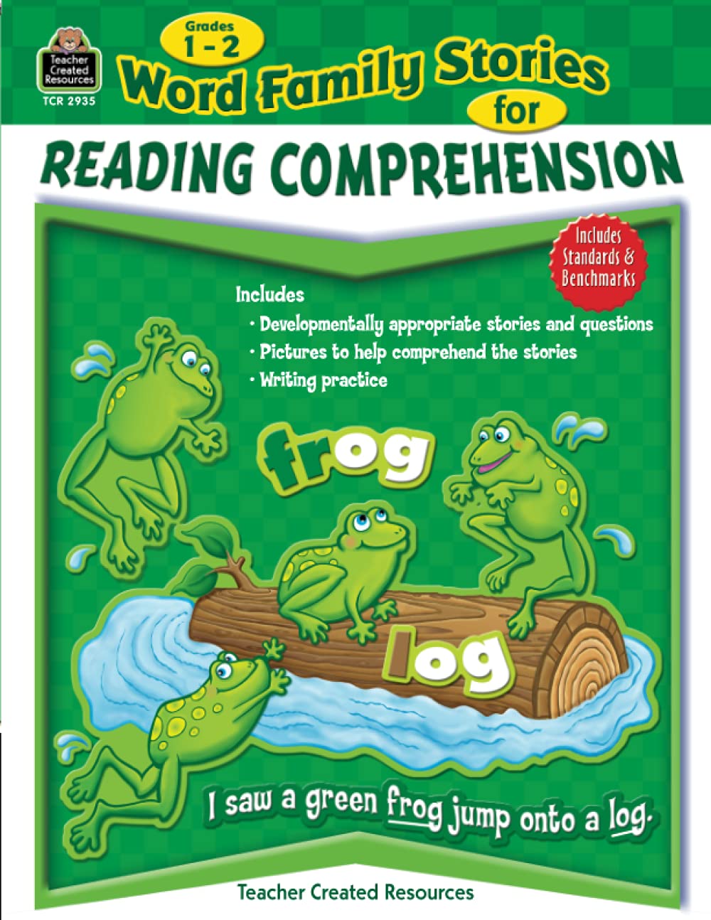 Word Family Stories for Reading Comprehension Grd 12: Grades 12,Used