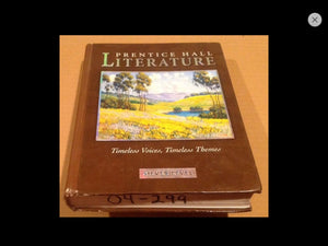 PRENTICE HALL LITERATURE TIMELESS VOICES TIMELESS THEMES STUDENT EDITION GRADE 8 REVISED 7E 2005C,Used