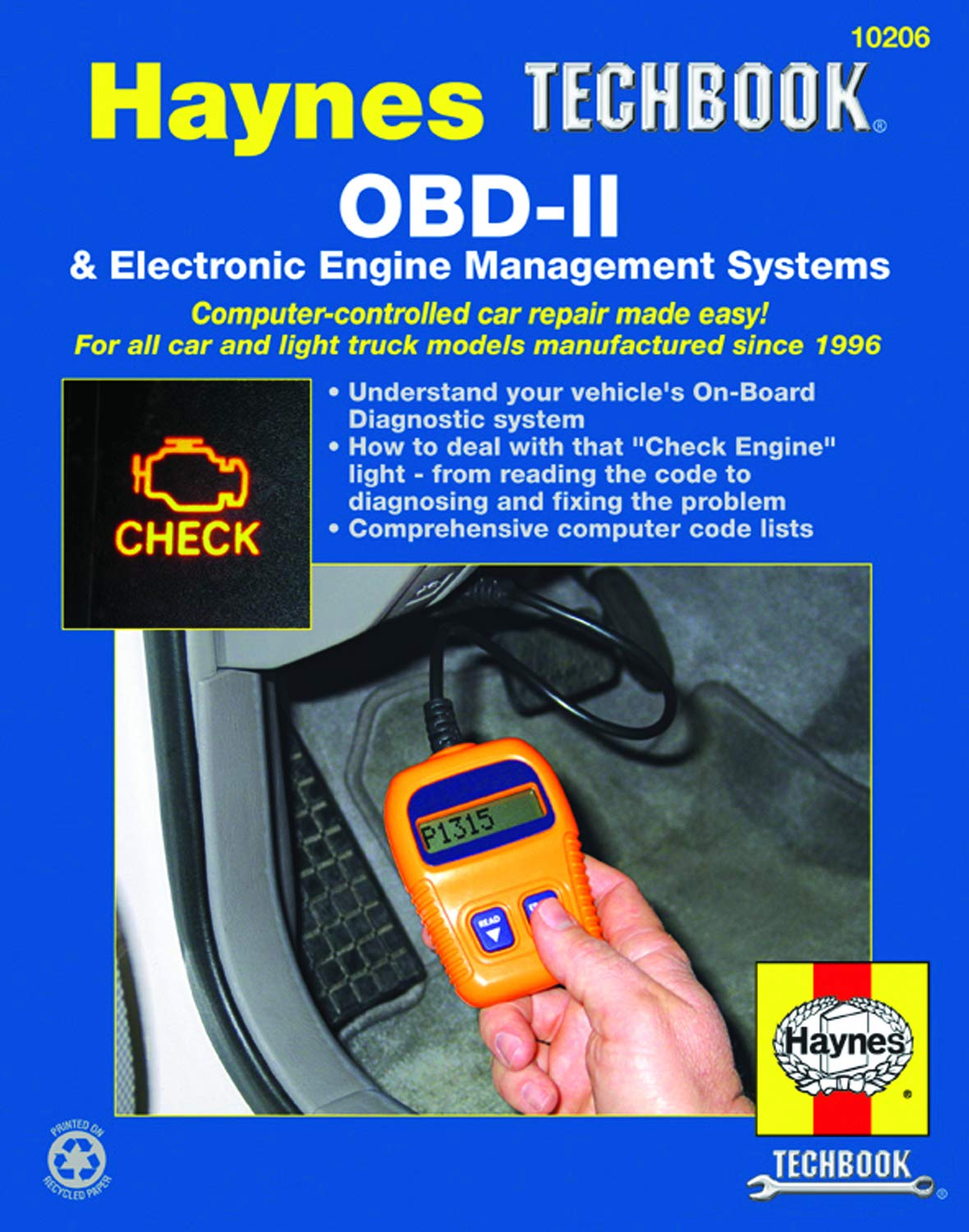 OBDII & Electronic Engine Management Systems 1996+ Haynes Techbook (Paperback),Used
