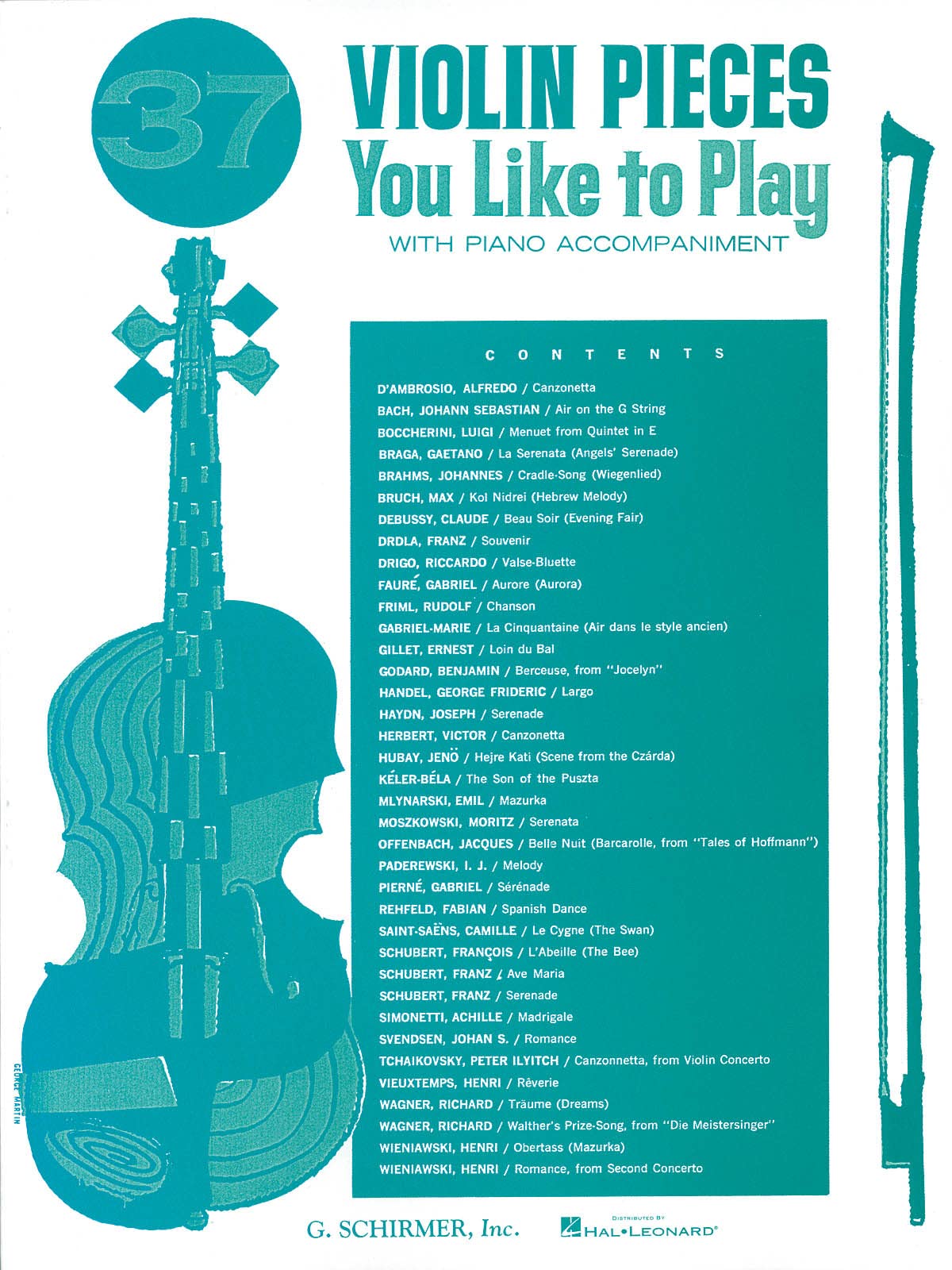 37 Violin Pieces You Like to Play: Violin and Piano,Used