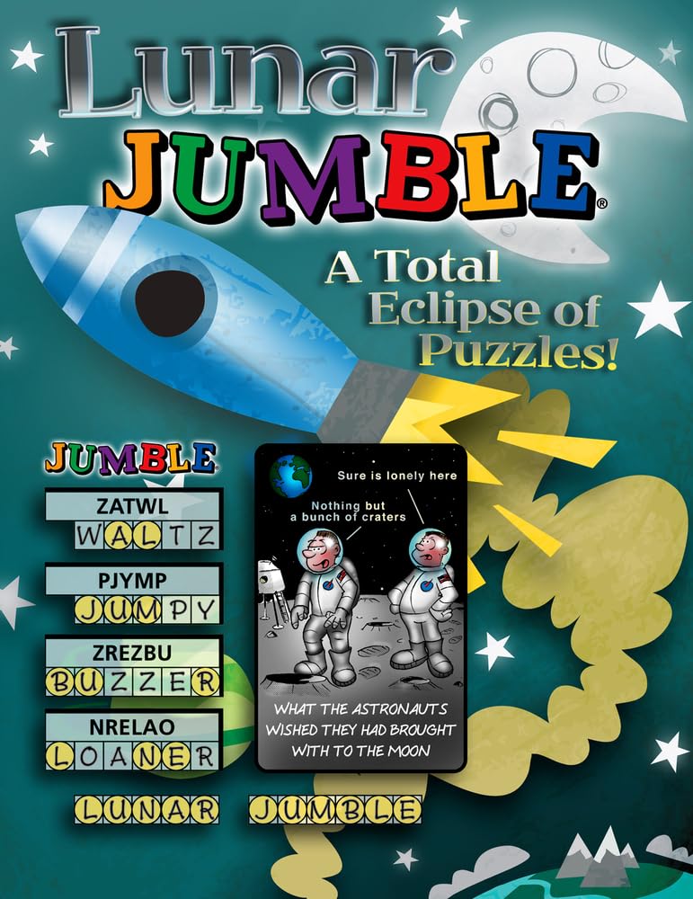 Lunar Jumble: A Total Eclipse of Puzzles! (Jumbles),Used