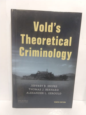 Vold's Theoretical Criminology,Used
