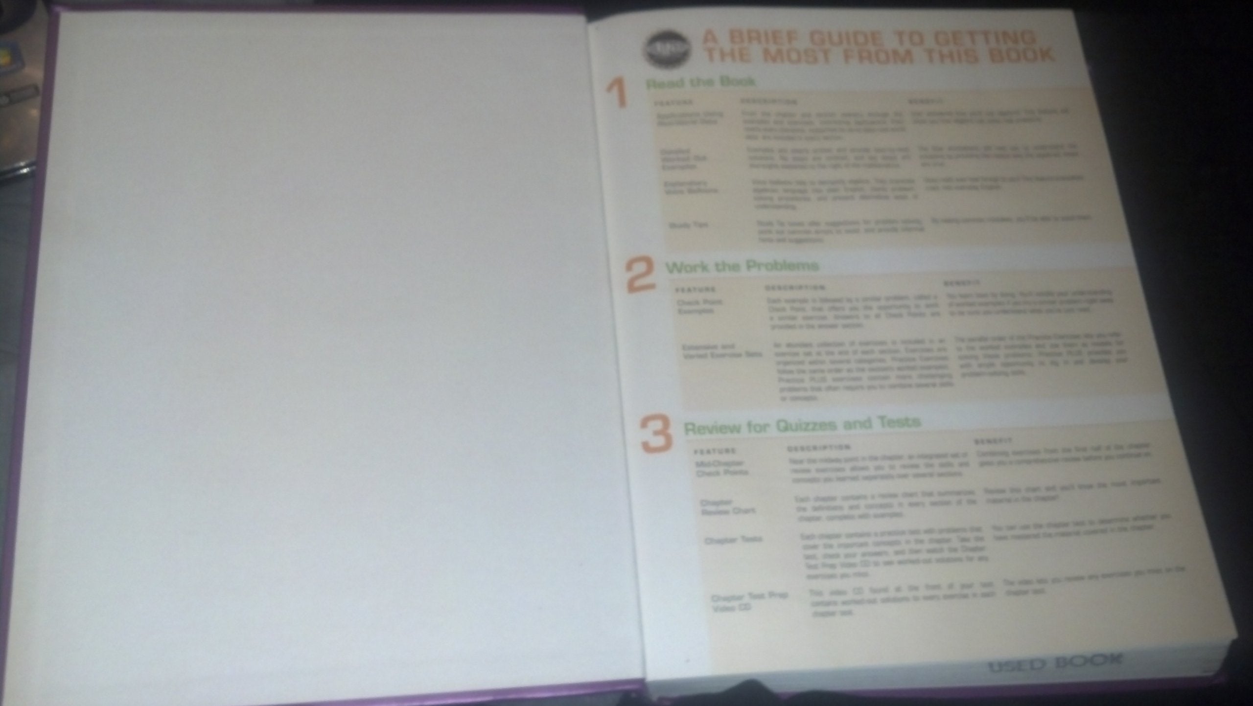 Blitzer Intermediate Algebra for College Students, 5th Edition,Used