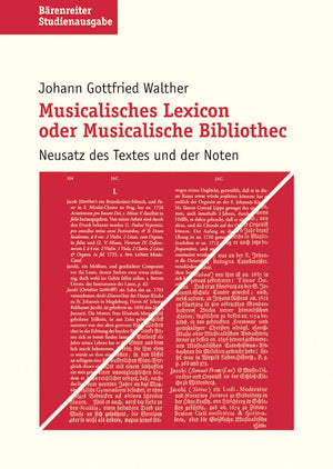 Walther: Musicalisches Lexicon or Musicalische Bibliothec,Used