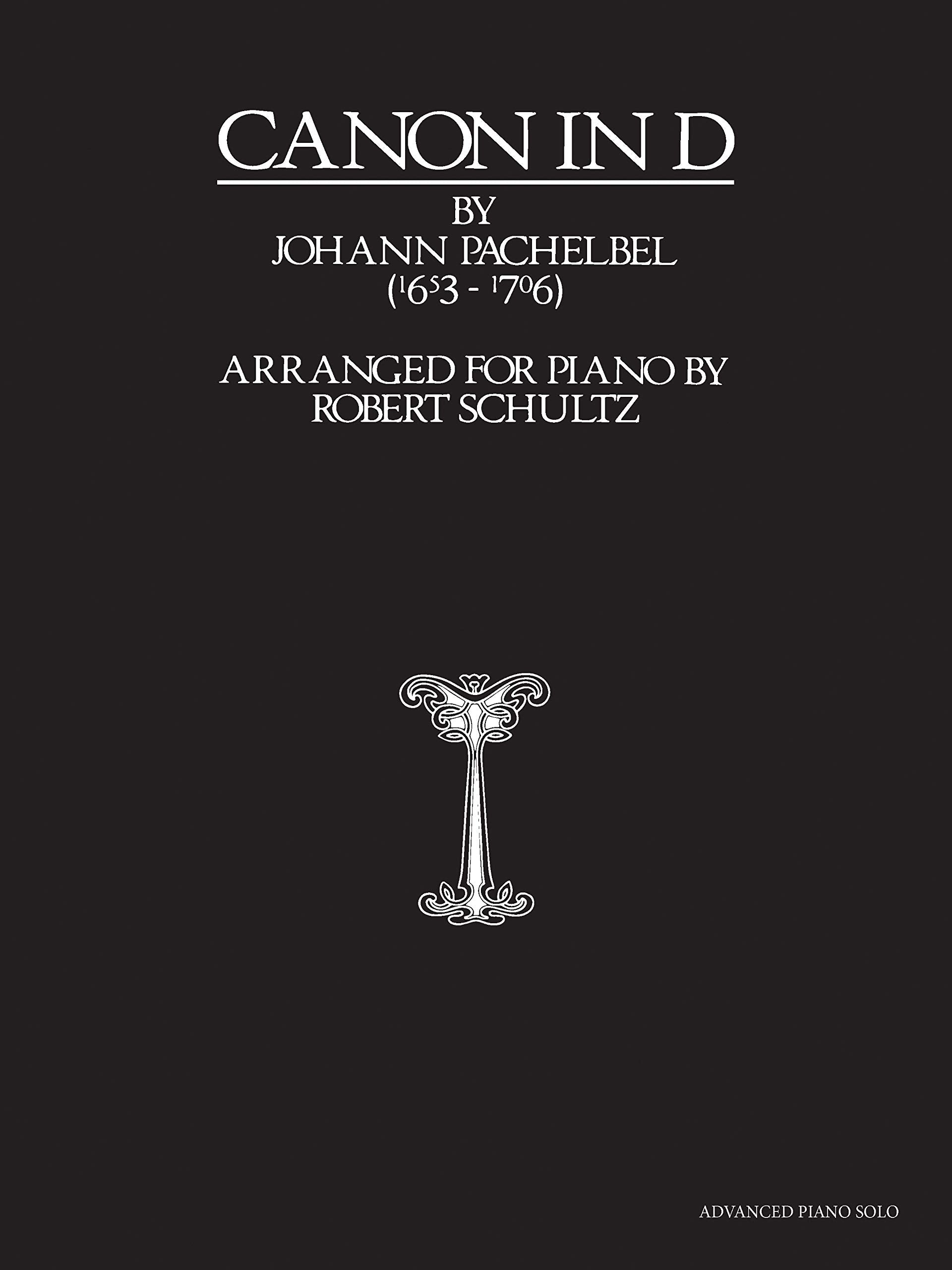 Canon In D: Advanced Piano Solo, Sheet,Used