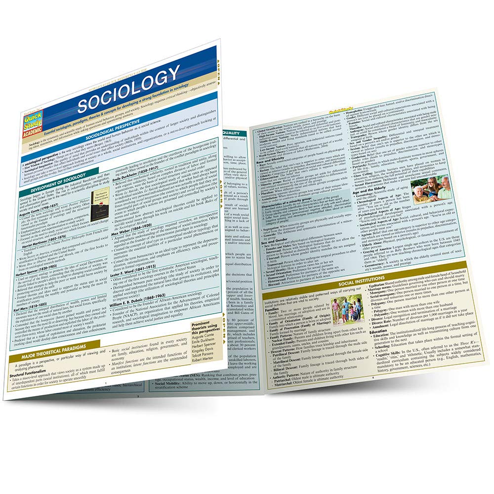 Sociology (Quick Study Academic),Used