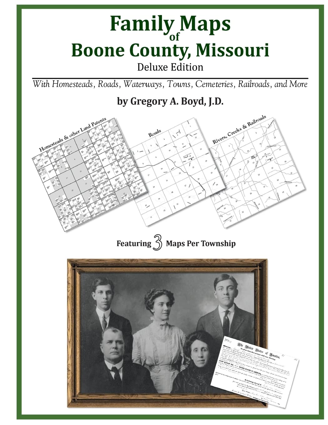 Family Maps of Boone County, Missouri,Used