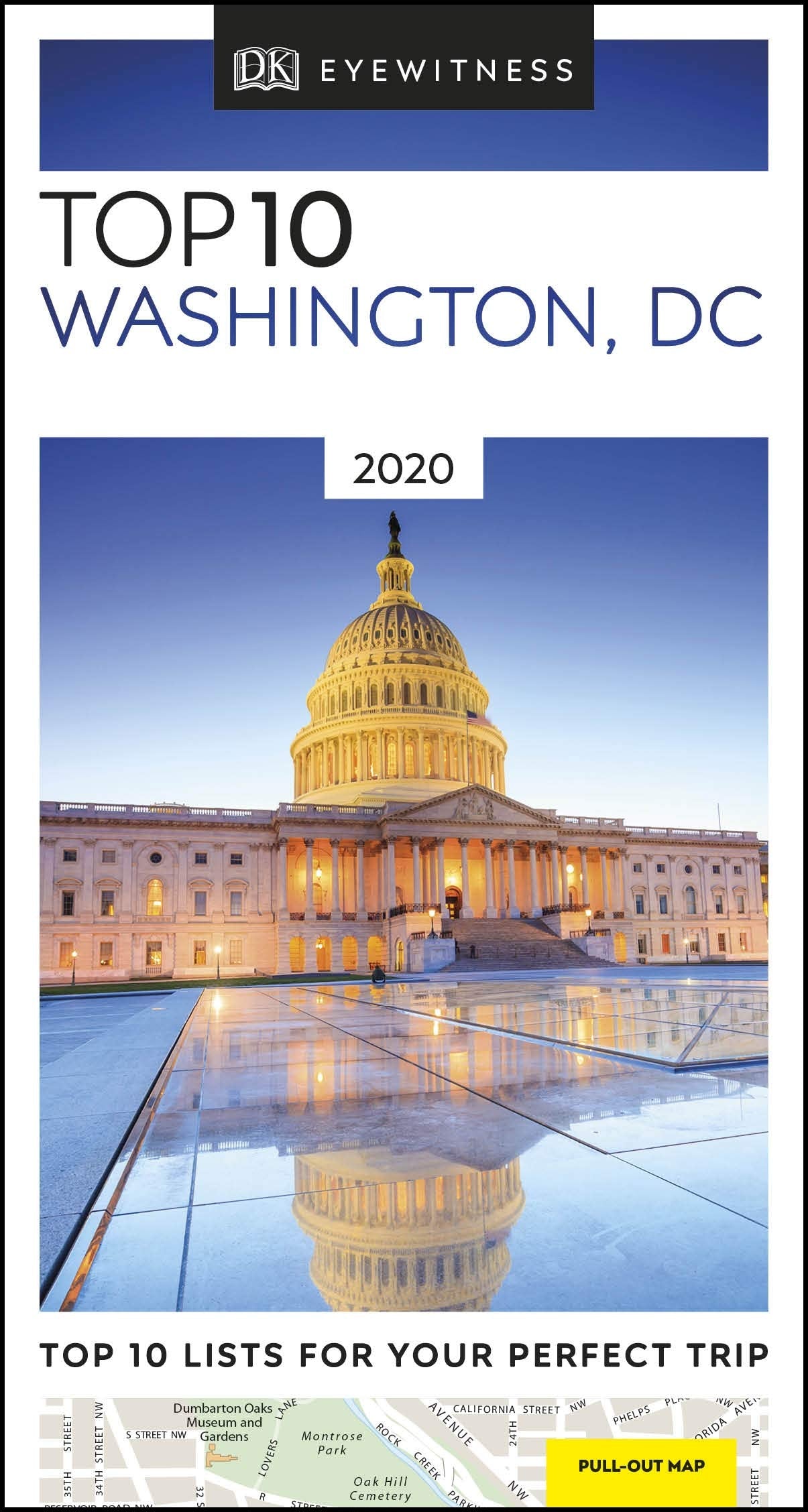 DK Eyewitness Top 10 Washington, DC (2020) (Pocket Travel Guide),Used