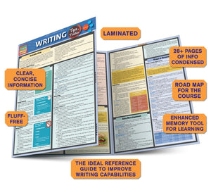 Writing Tips & Tricks QuickStudy Laminated Reference Guide (QuickStudy Academic),Used