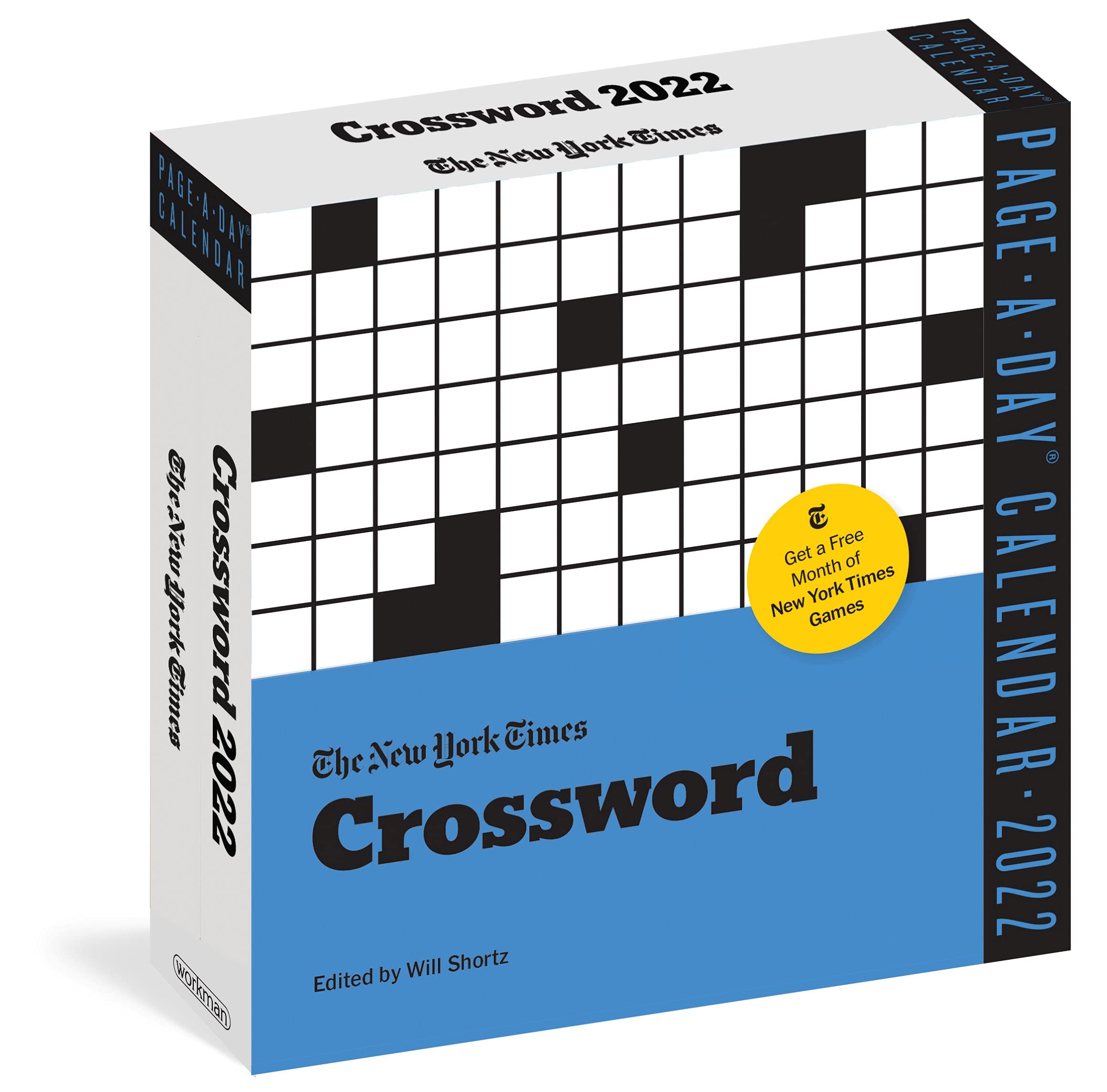 The New York Times Daily Crossword Pageaday Calendar For 2022: A Year Of Crosswords To Challenge And Delight Crossword Lovers