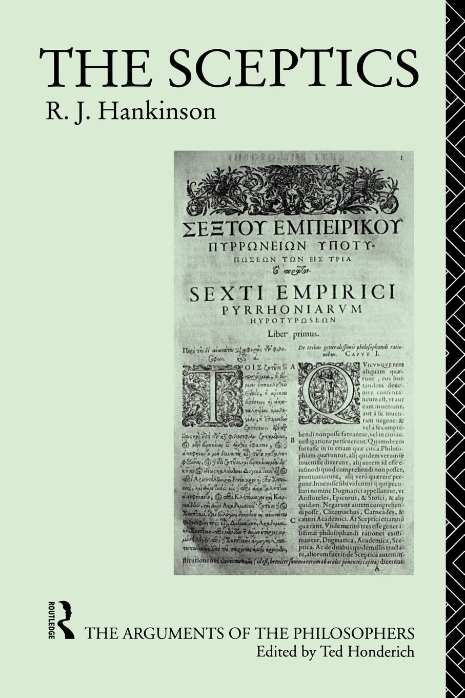 The Sceptics (Arguments Of The Philosophers)