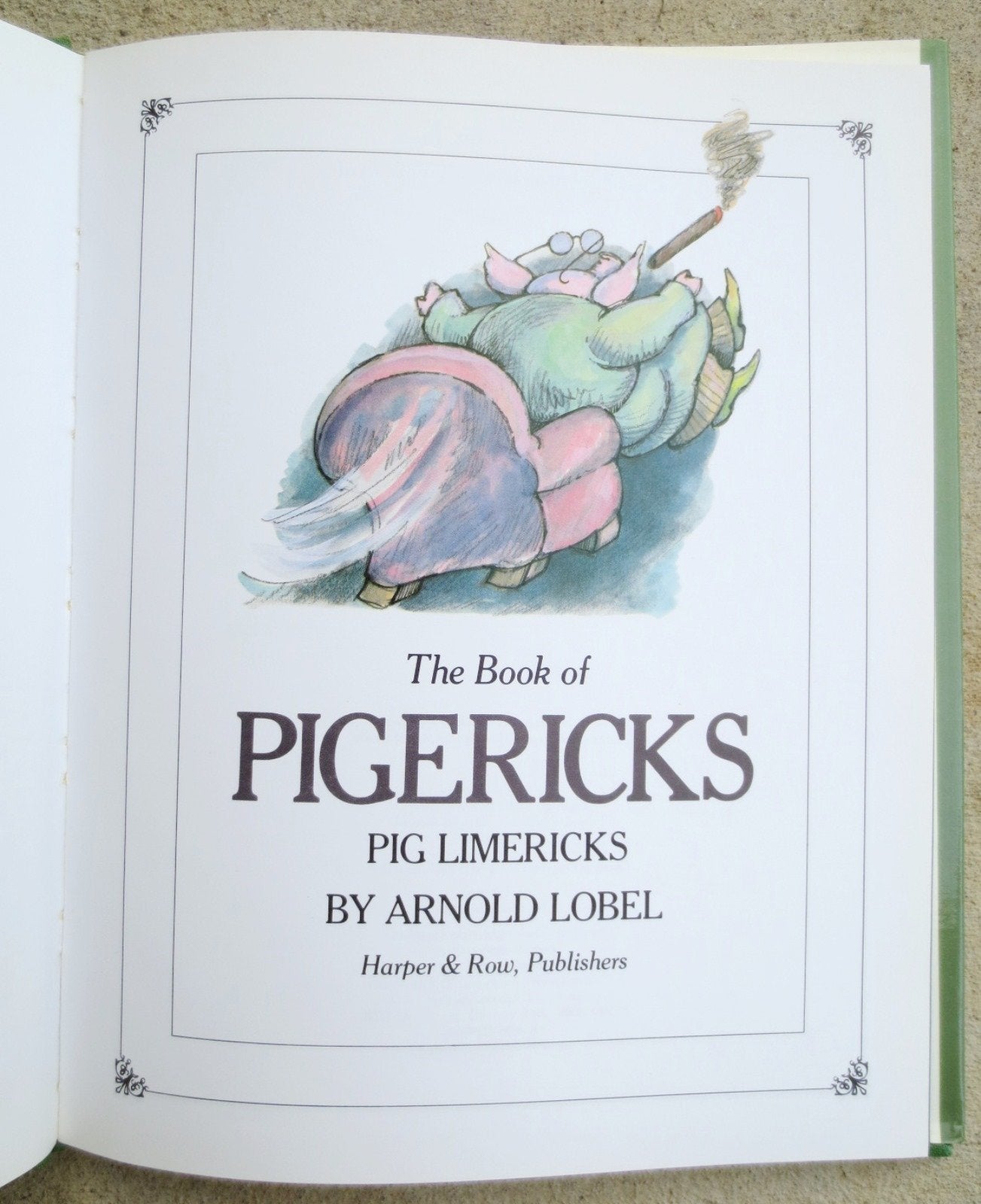 The Book Of Pigericks: Pig Limericks,Used