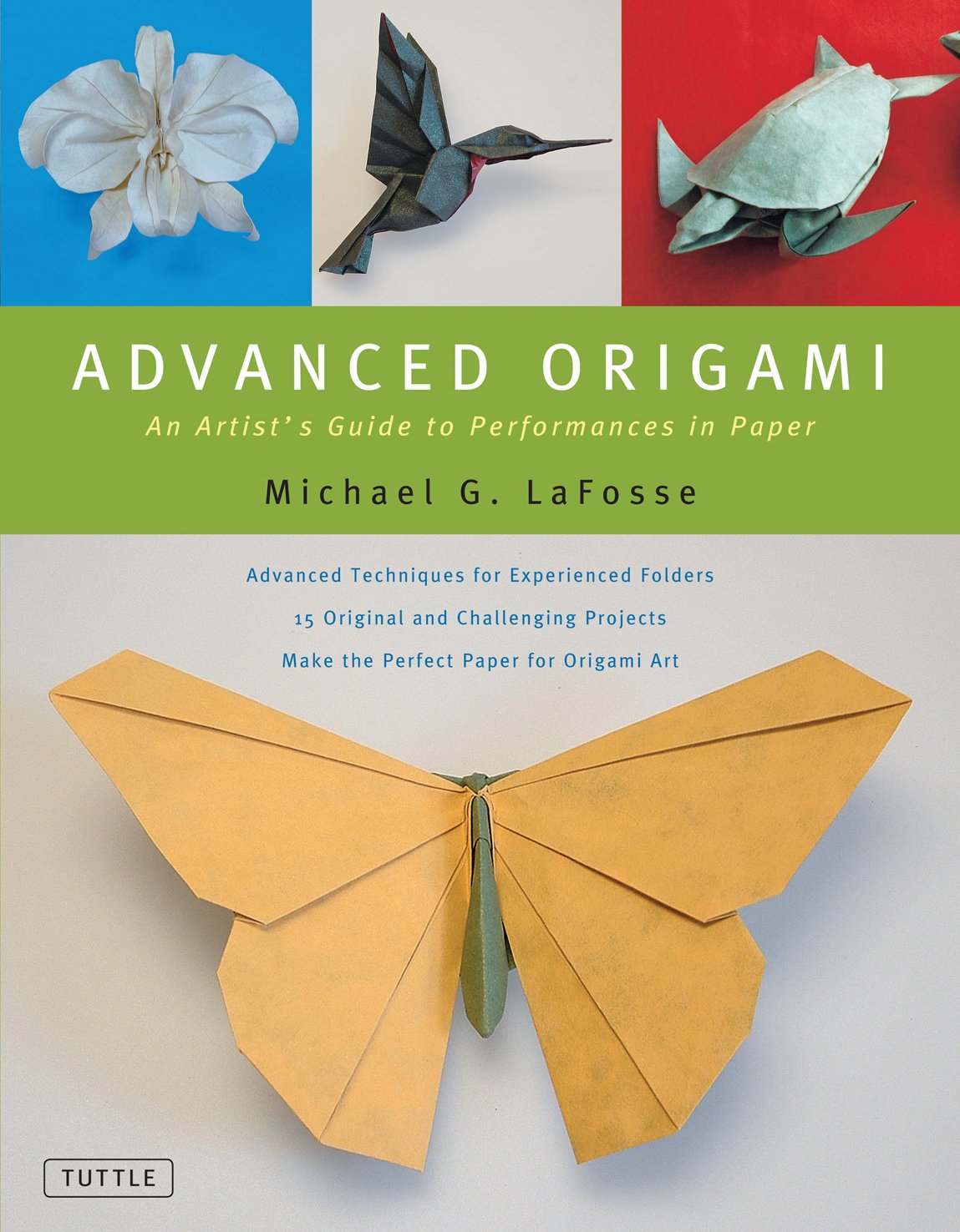 Advanced Origami: An Artist's Guide to Performances in Paper: Origami Book with 15 Challenging Projects,New