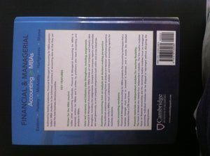 Financial and Managerial Accounting for MBA s