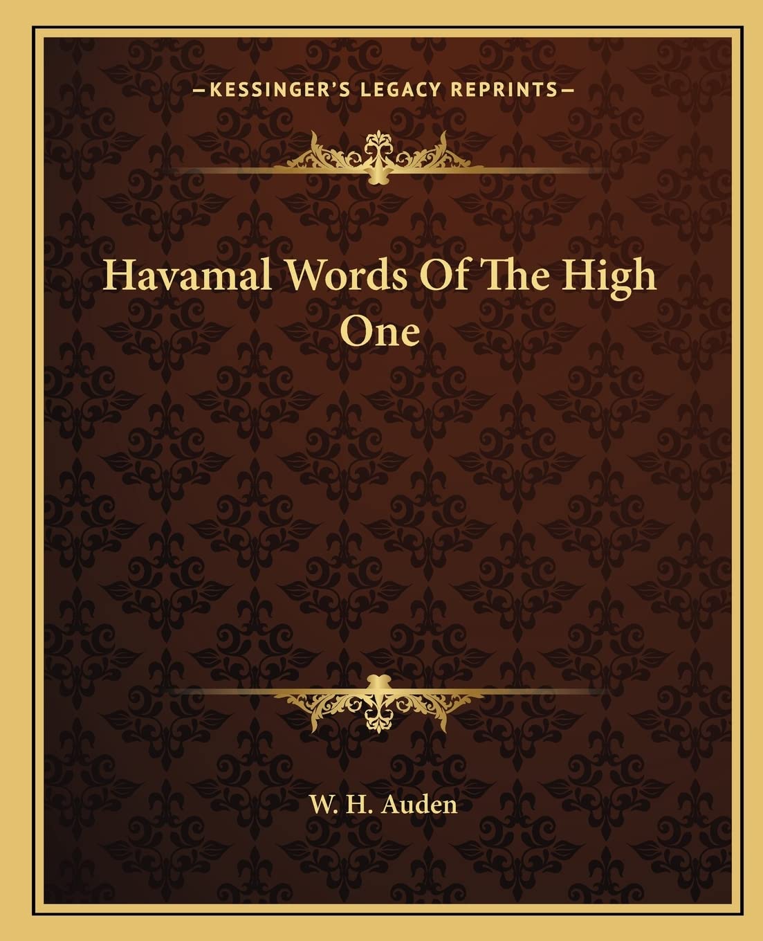 Havamal Words Of The High One,Used