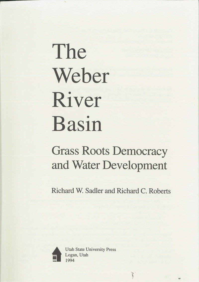 Weber River Basin,Used