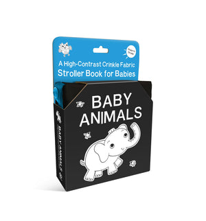 Baby Animals: A HighContrast Crinkle Fabric Stroller Book For Babies (HighContrast Stroller Books)