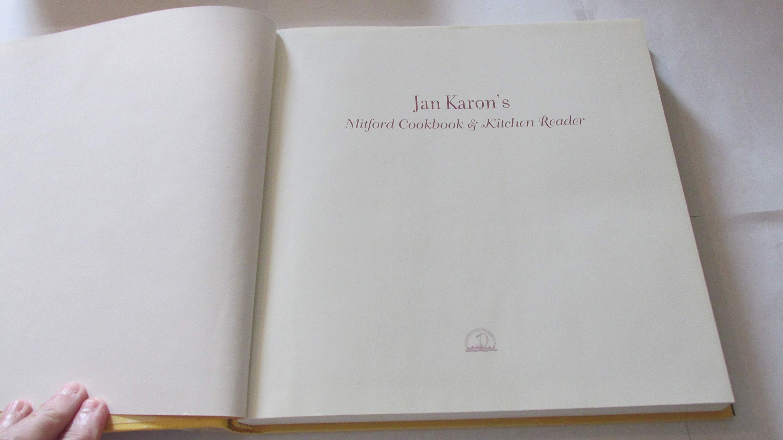 Jan Karon'S Mitford Cookbook And Kitchen Reader,New