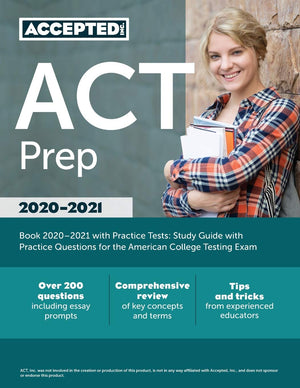 Act Prep Book 20212022 With Practice Tests: Study Guide With Practice Questions For The American College Testing Exam,Used