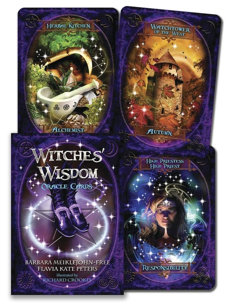 Witches' Wisdom Oracle Cards,New