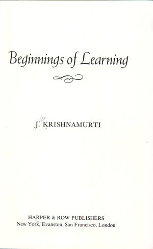Beginnings of learning,Used