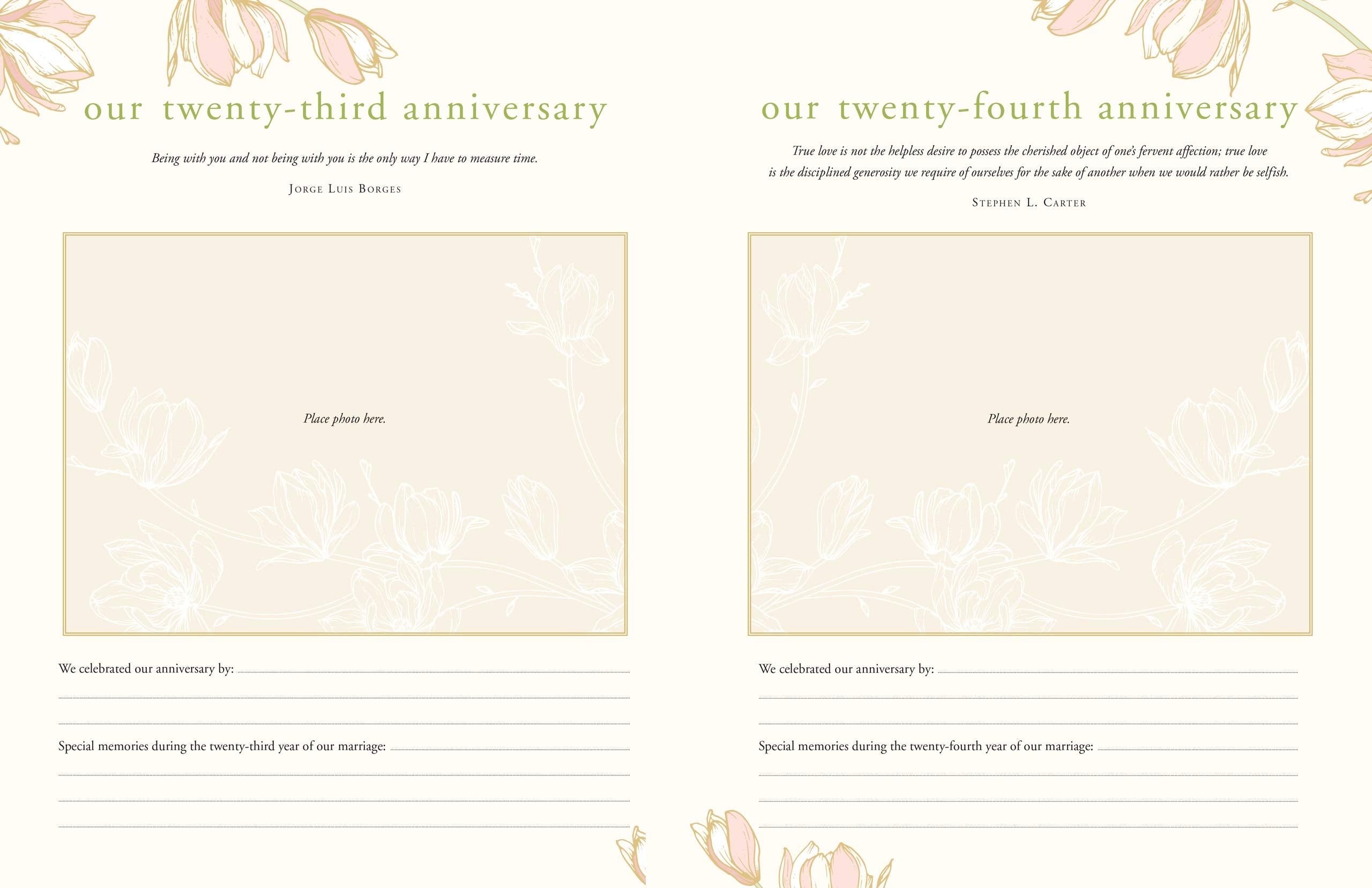 Our Wedding Anniversary Album (Deluxe, Clothbound Edition),Used