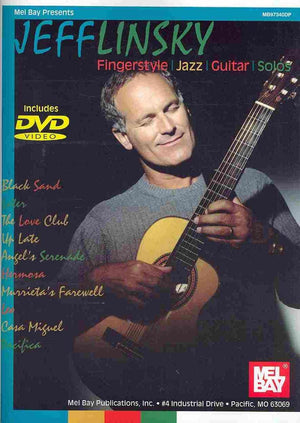 Mel Bay Jeff Linsky Fingerstyle Jazz Guitar Solos,Used