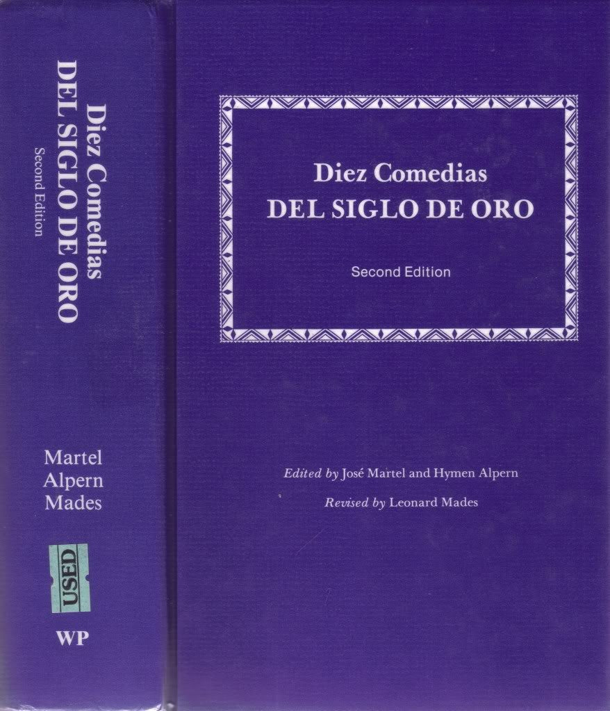 Diez Comedias del Siglo de Oro (Spanish and English Edition),Used