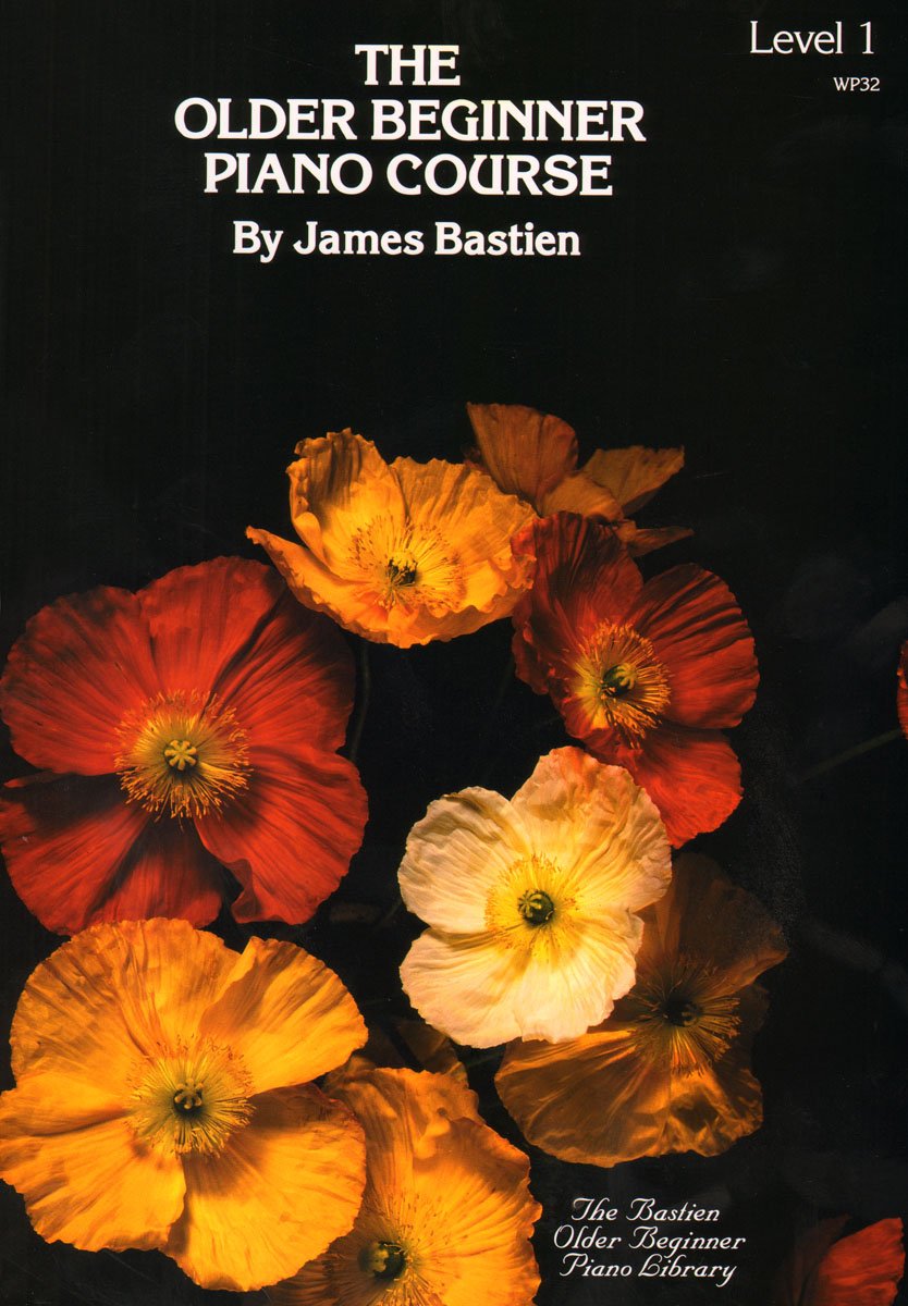 WP32  The Older Beginner Piano Course  Level 1  Bastien,Used
