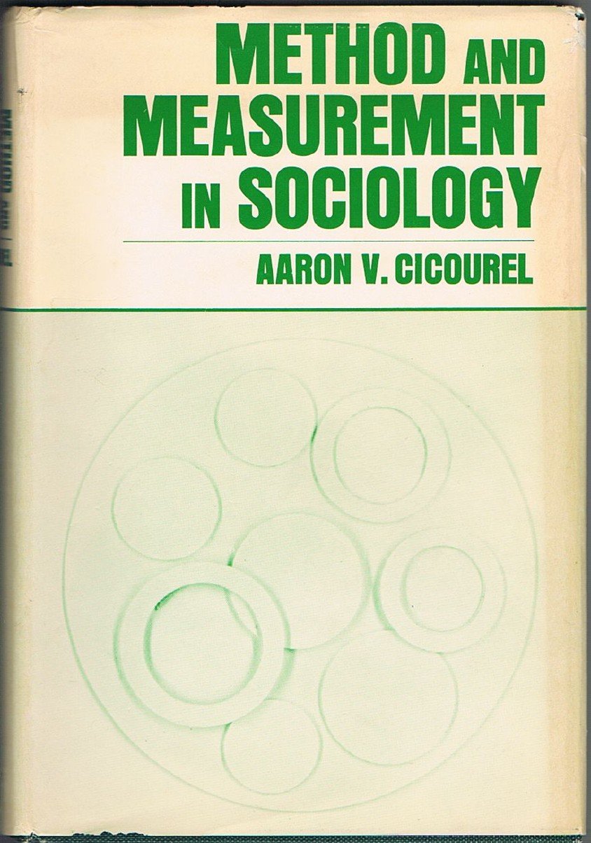 Method and Measurement in Sociology,Used