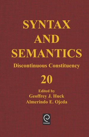Syntax and Semantics: Discontinous Constituency (20),Used