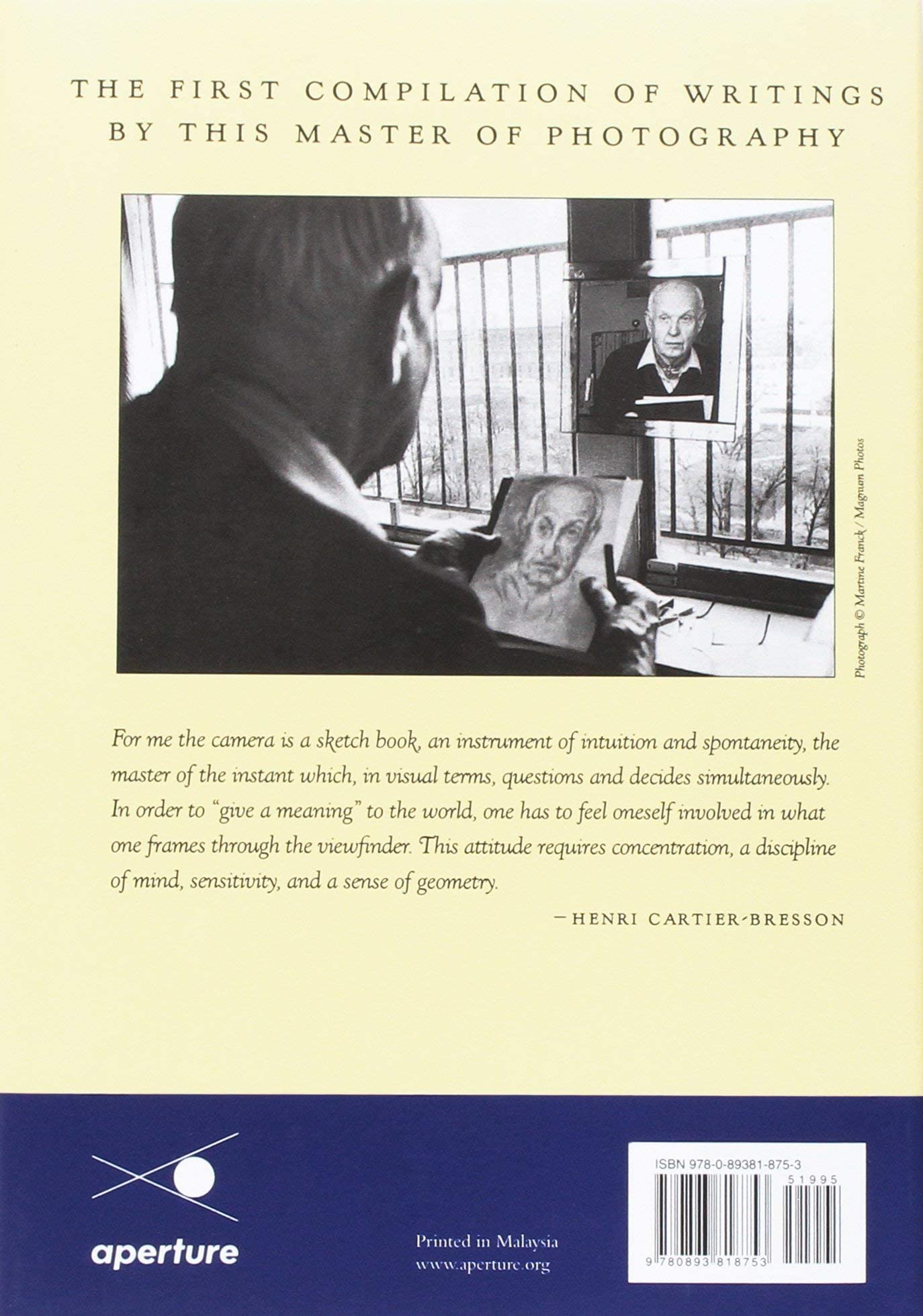 Henri CartierBresson: The Mind's Eye: Writings on Photography and Photographers,New