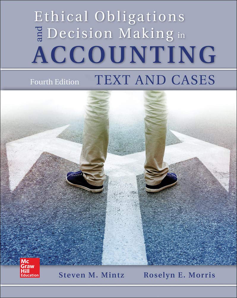 Ethical Obligations and DecisionMaking in Accounting: Text and Cases (Book ONLY),Used