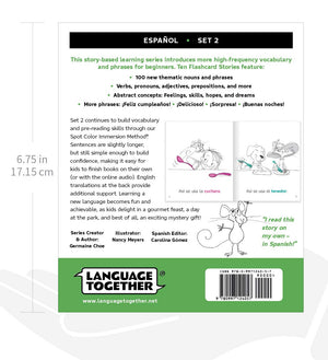 Spanish For Kids Set 2: 10 Beginner Spanish Reading Books For Kids With Online Audio And 100 More First Words: Learning Spanish ,New