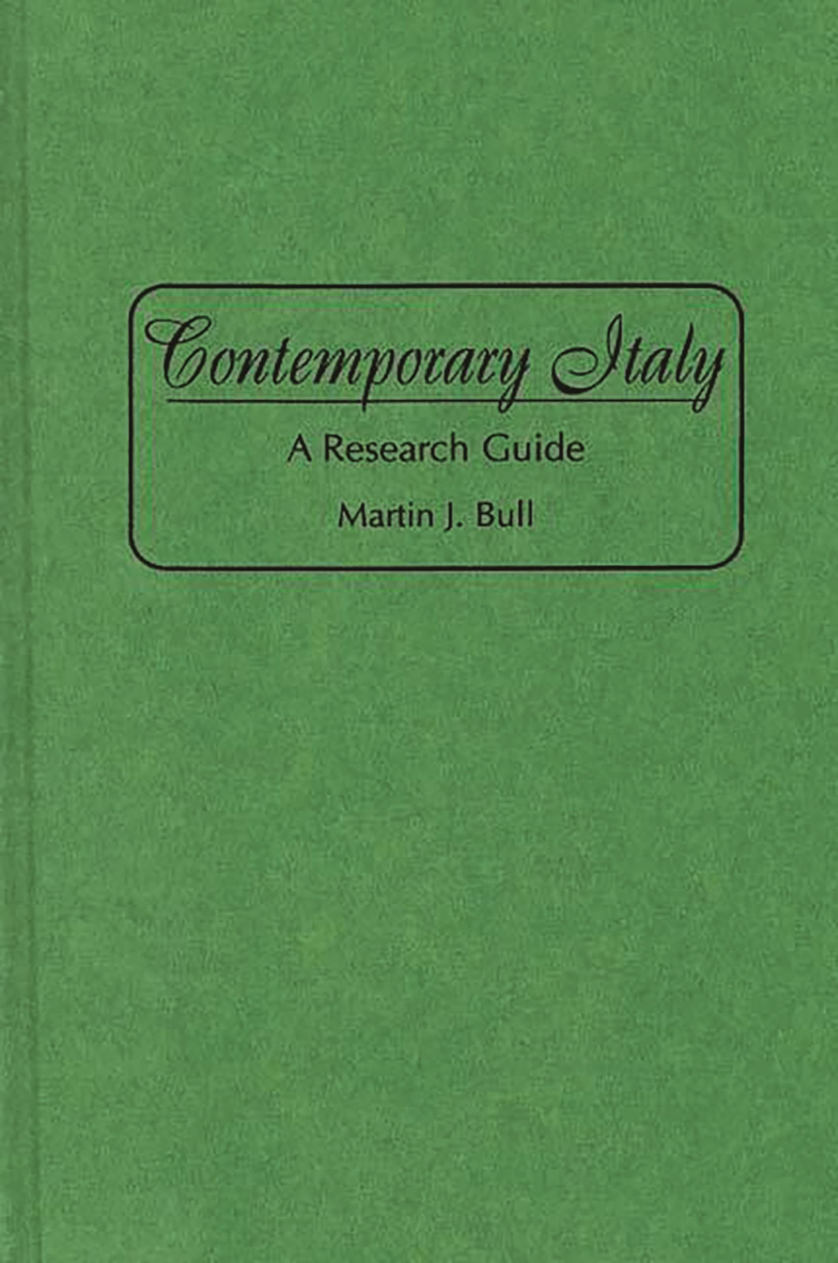 Contemporary Italy: A Research Guide (Bibliographies and Indexes in World History),Used