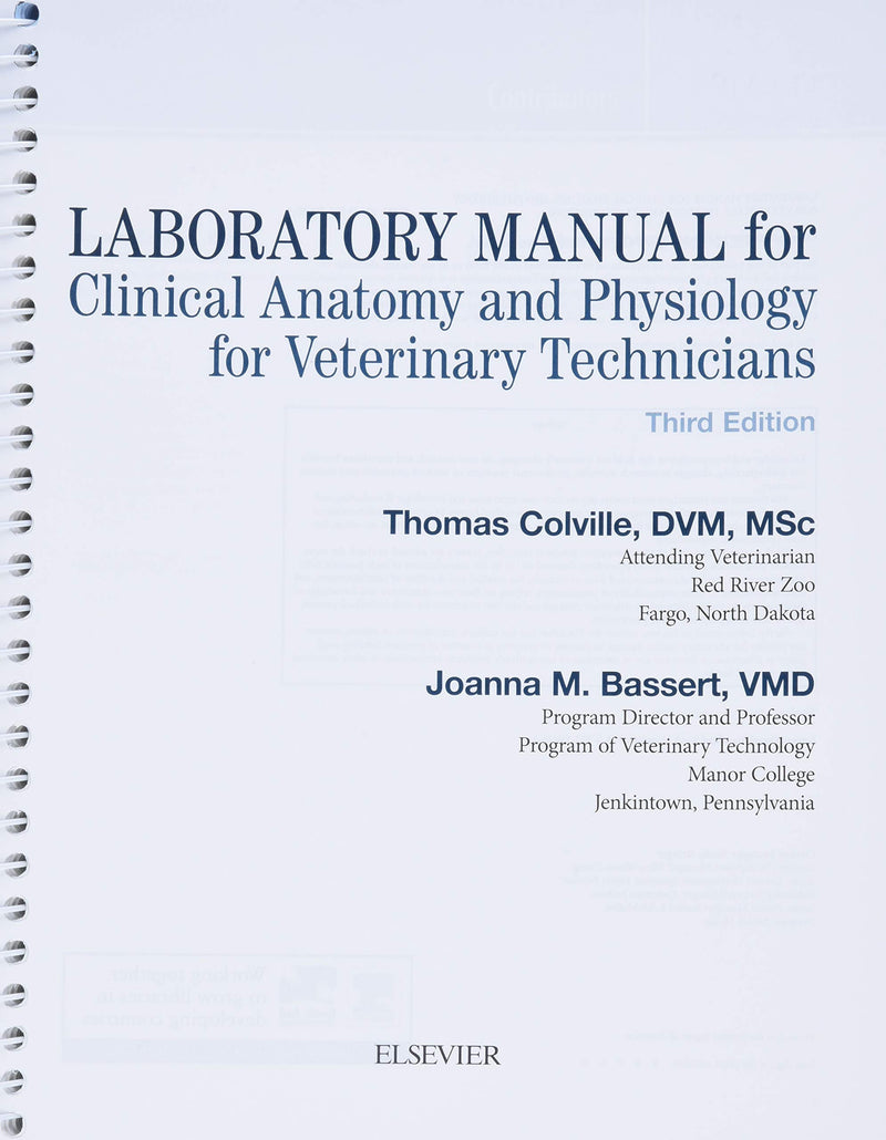 Laboratory Manual for Clinical Anatomy and Physiology for Veterinary Technicians,Used