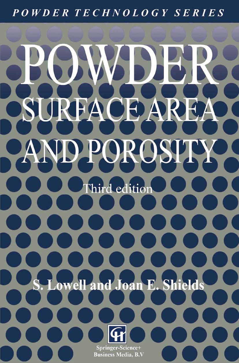 Powder Surface Area and Porosity (Particle Technology Series, 2),Used