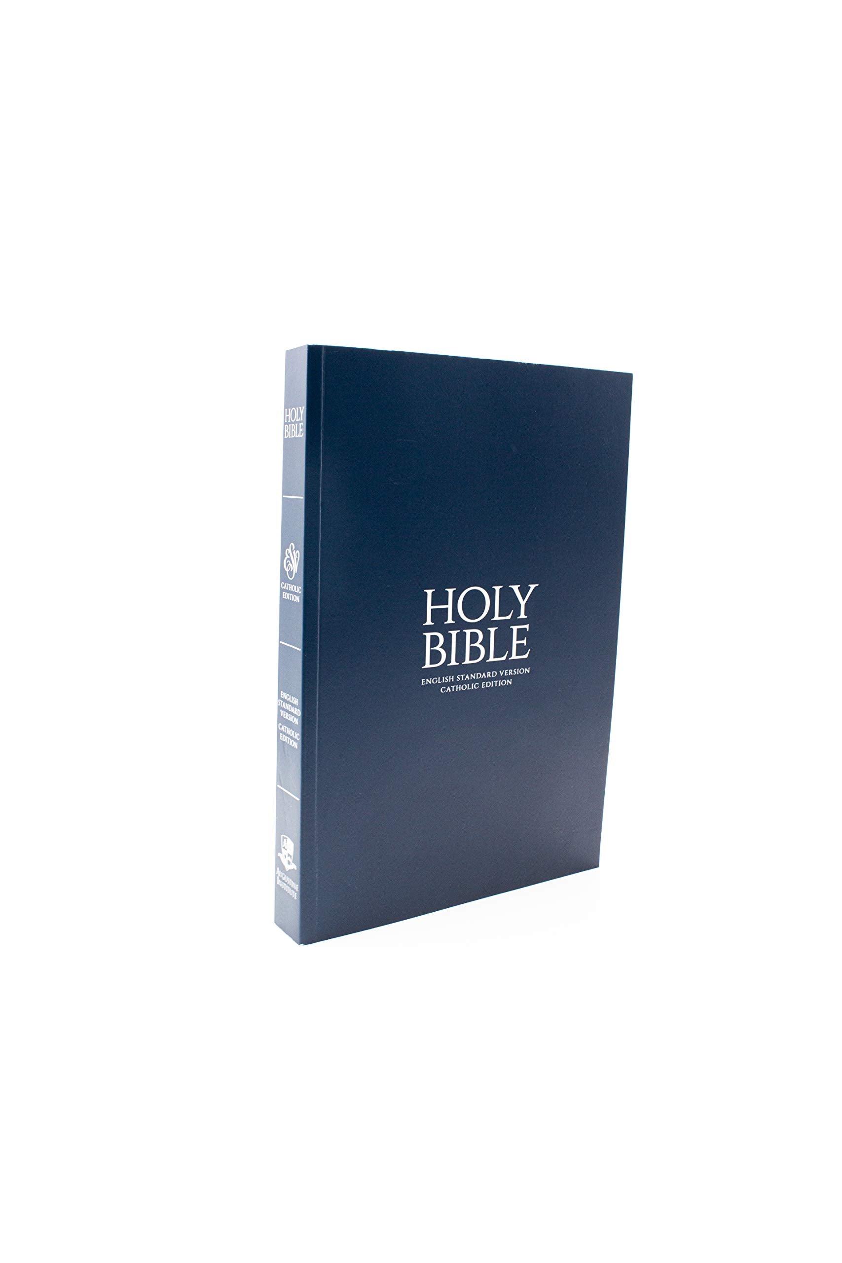 Catholic Bible  ESV Catholic Edition  Blue Paperback,New