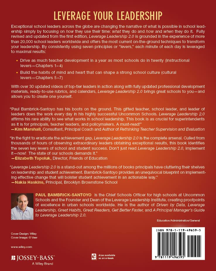 Leverage Leadership 2.0: A Practical Guide to Building Exceptional Schools,New