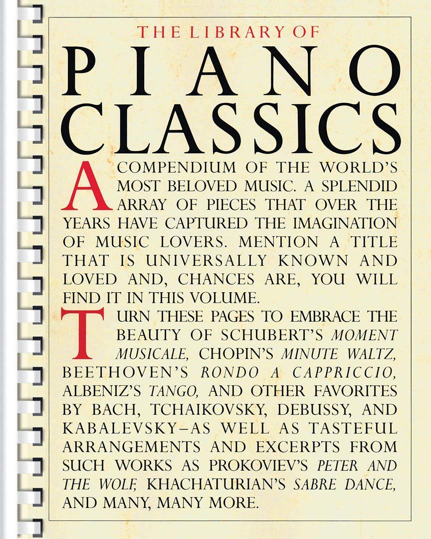 The Library of Piano Classics,Used
