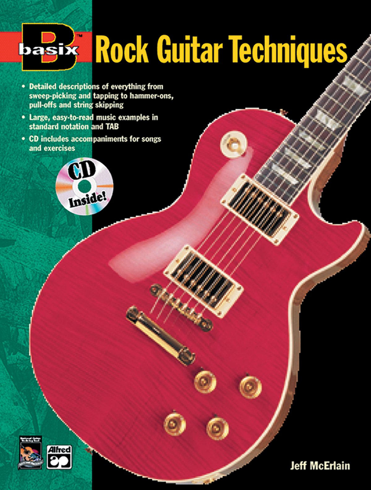 Basix Rock Guitar Techniques: Book & CD (Basix(R) Series),Used