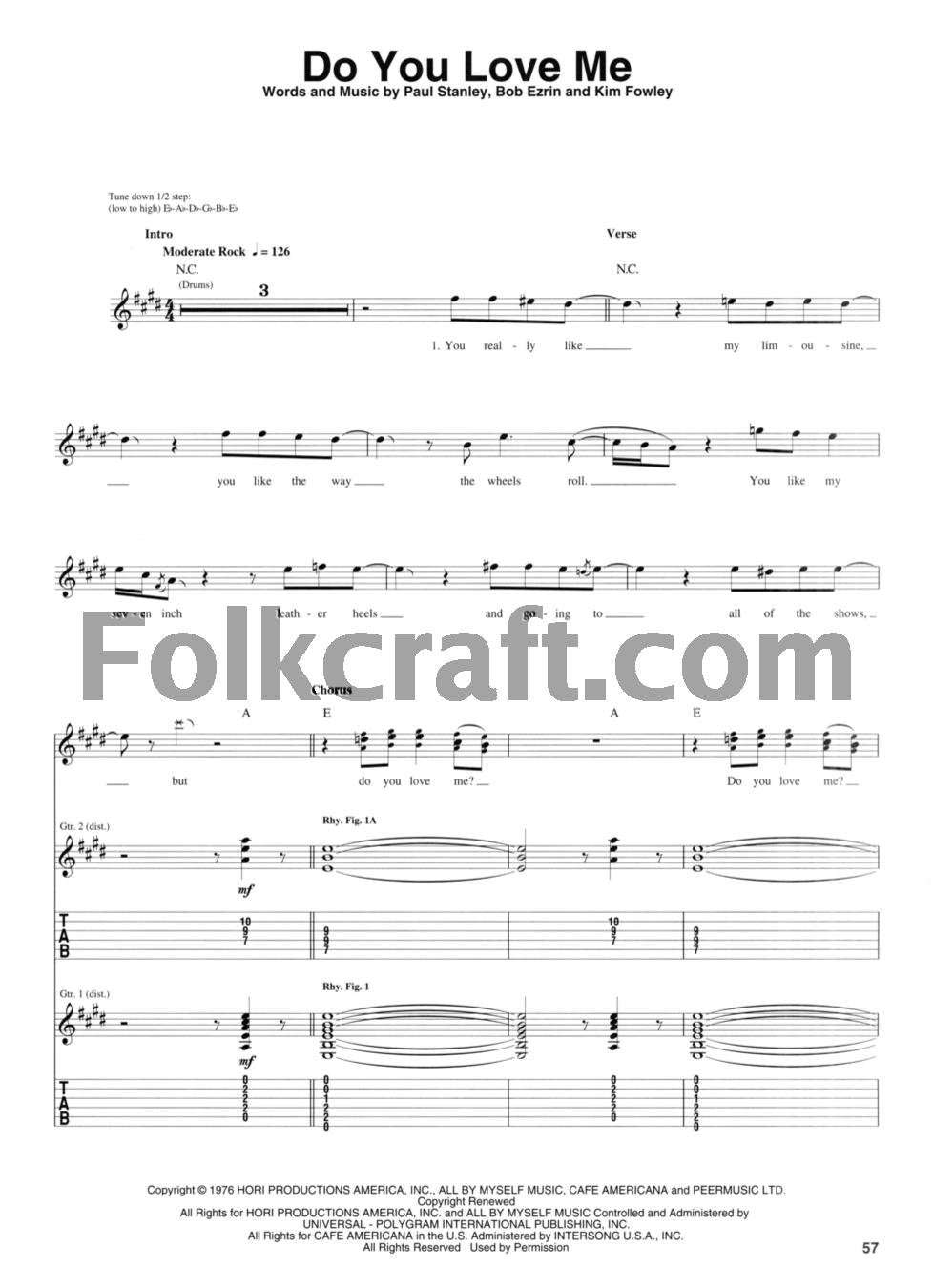 Kiss  Destroyer (Guitar Recorded Versions),Used