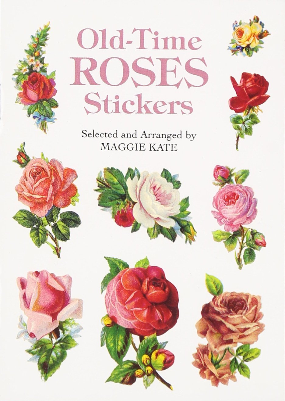 OldTime Roses Stickers (Dover Stickers),Used