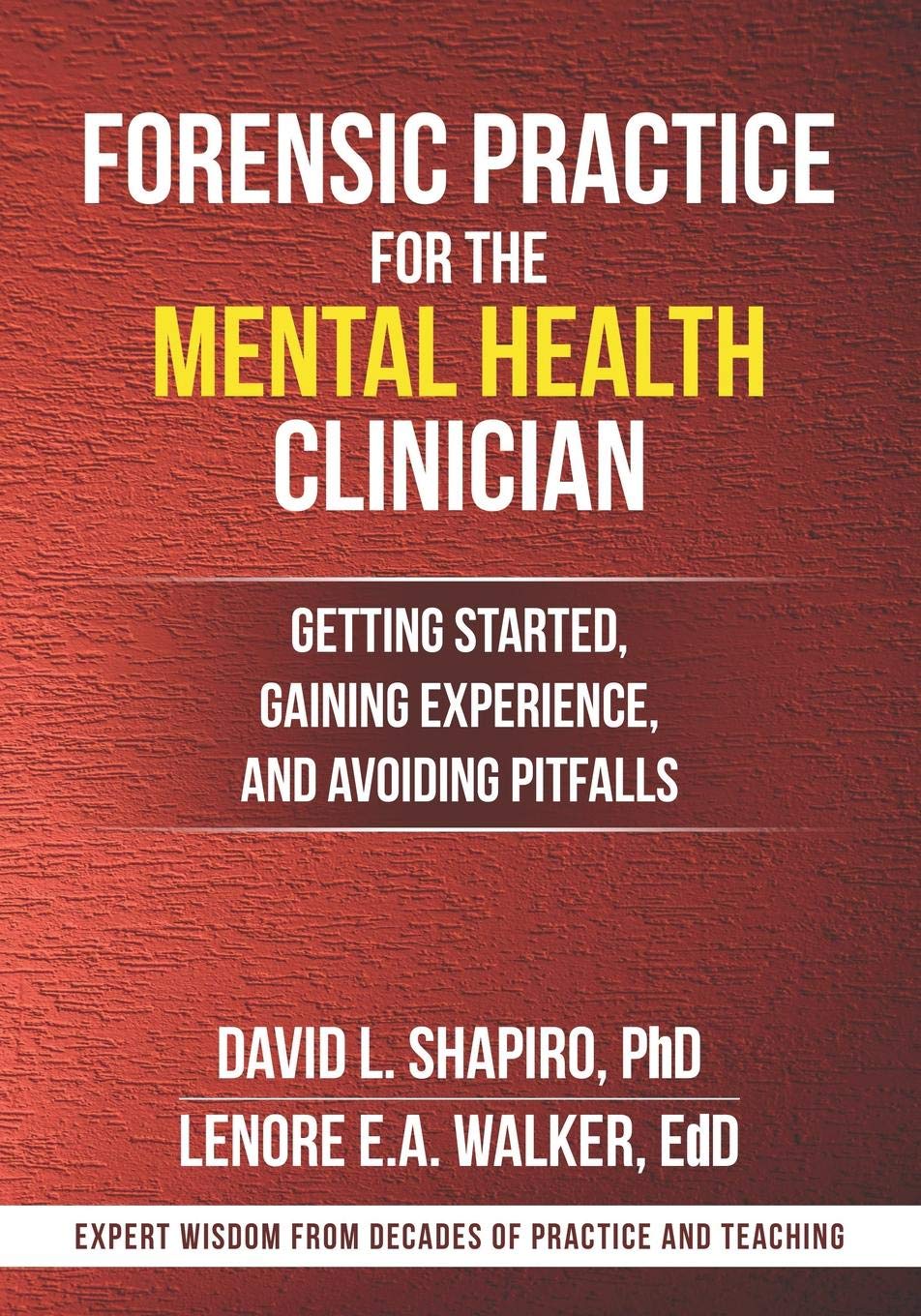 FORENSIC PRACTICE FOR THE MENTAL HEALTH CLINICIAN: Getting Started, Gaining Experience, and Avoiding Pitfalls,Used