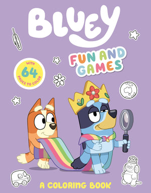 Bluey: Fun and Games: A Coloring Book,Used