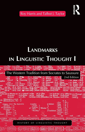 Landmarks In Linguistic Thought Volume I (History of Linguistic Thought),New